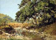 William Keith Stream Through the Valley oil